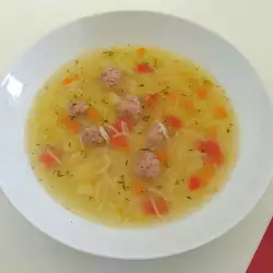Супа с кайма и бульон