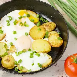 Аламинут с картофи и яйца