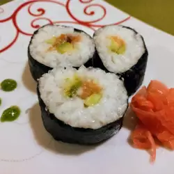 Суши със сьомга