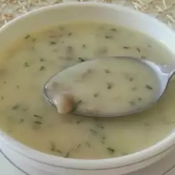 Супа с гъби и прясно мляко