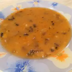 Гъбена супа с праз