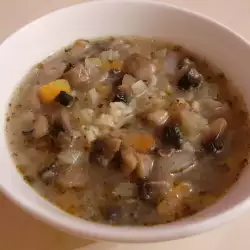 Гъбена супа с риган