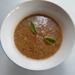 Гъбена супа с пилешки бульон