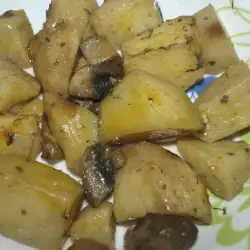 Постни картофи с печурки