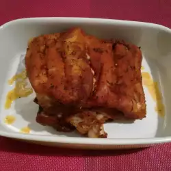 Печено свинско с чесън