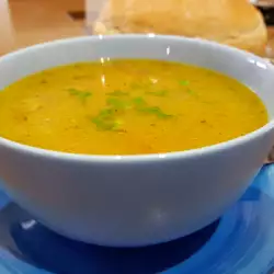 Традиционна сръбска телешка супа