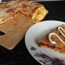 Пица по италиански с прясно мляко