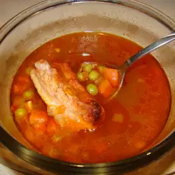 Свинска супа с грах