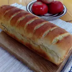 Домашен хляб с копър и крема сирене