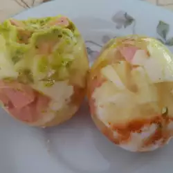 Желиран крем с яйца