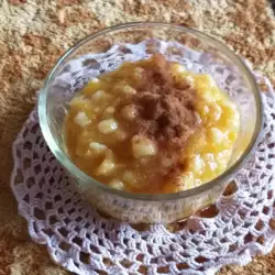 Веган десерт с ванилия