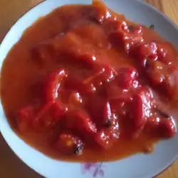 Печена капия в доматен сос