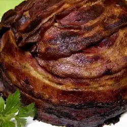 Свинско на фурна с карфиол