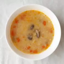 Супа с киноа и лук