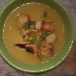 Картофена крем супа с моркови