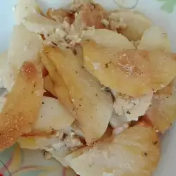 Картофен огретен с брашно