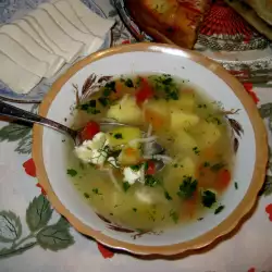 Картофена супа с фиде и чушки