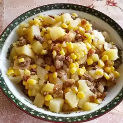Картофена салата с бекон