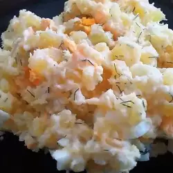 Картофена салата с яйца и горчица