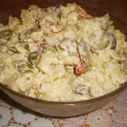 Картофена салата с домашна майонеза