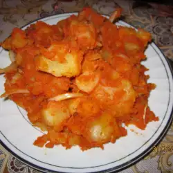 Веган картофена салата с олио