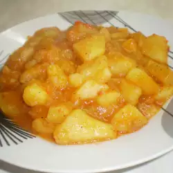Постна яхния с картофи