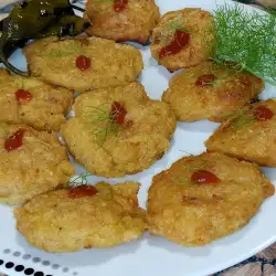 Картофени кюфтета в еърфрайър с кашкавал и копър