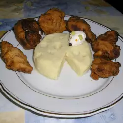 Гарнитура с картофи и прясно мляко