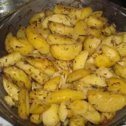 Постни картофи с чесън