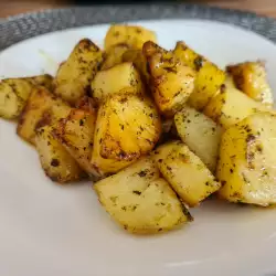 Картофи с подправки и масло