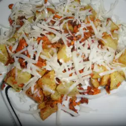 Картофи на фурна с моркови