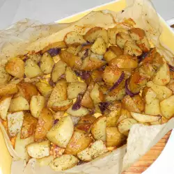 Картофи на фурна с мащерка