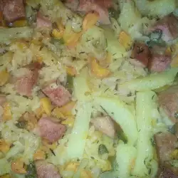 Картофи с ориз и олио