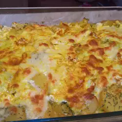 Печени картофи с яйца