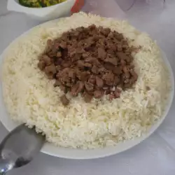 Телешко с ориз и брашно