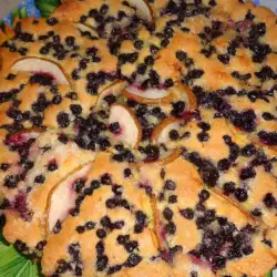 Десерт с боровинки и круши