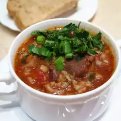 Харчо - Грузинска супа с агнешко и ориз