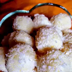 Сладки трюфели от кайсии и кокос