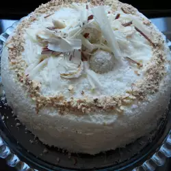 Бадемово-кокосова торта Рафаело