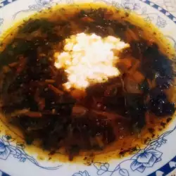 Пролетна супа с чесън