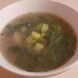 Постна копривена супа с картофи