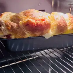 Козунак с локум и портокалова кора - пухкав и на конци