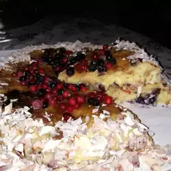 Десерт с боровинки без яйца