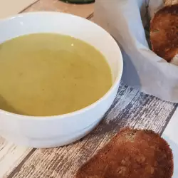 Крем супа от броколи и соево мляко