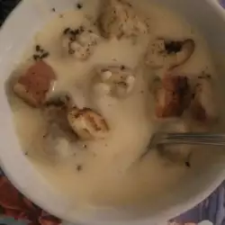 Крем супа с крутони