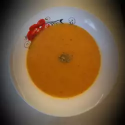Крем супа от моркови с чушки