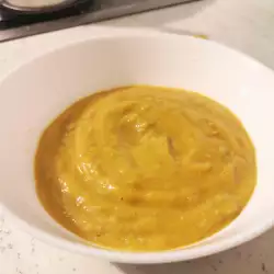 Крем супа от моркови с нахут