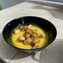 Супа с крутони без месо