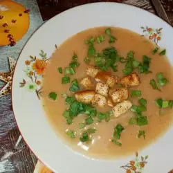 Картофена крем супа с чушки