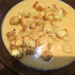 Супа от леща с картофи и масло